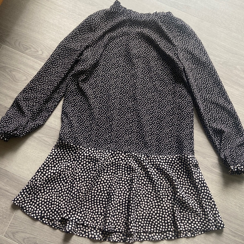 Loft smock neck dress